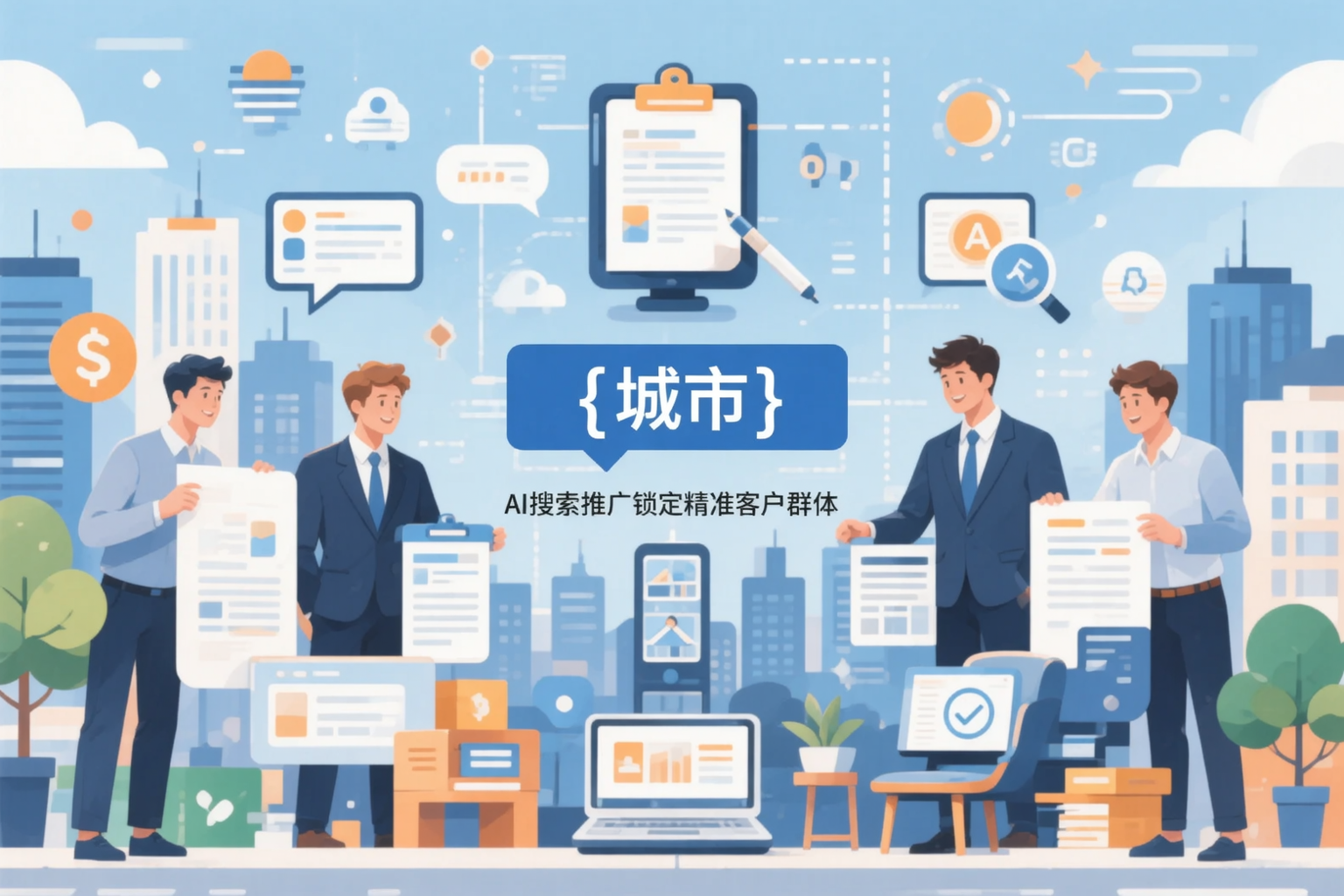 湖北公司如何用AI搜索推广锁定精准客户群体