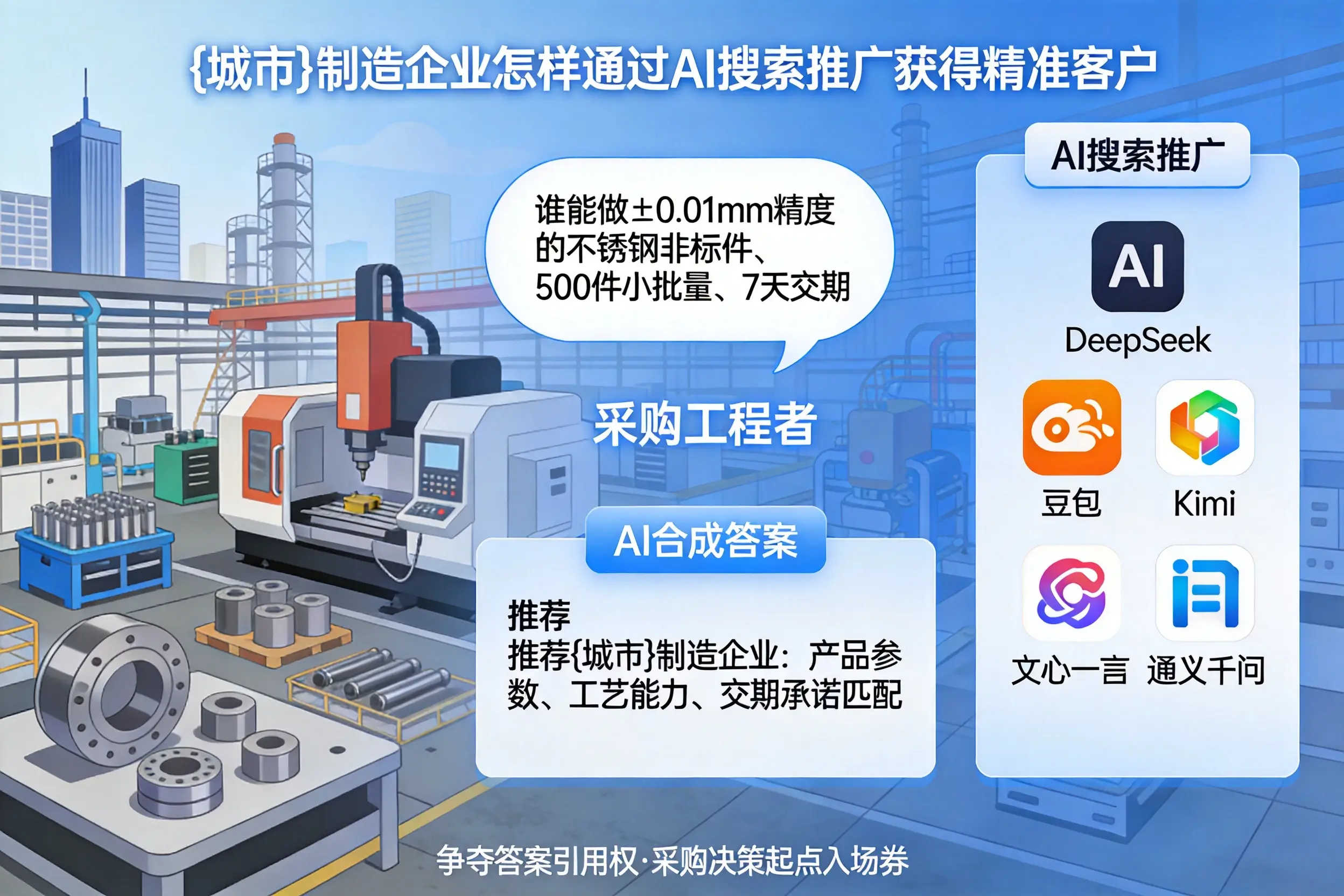 湖北制造企业怎样通过AI搜索推广获得精准客户
