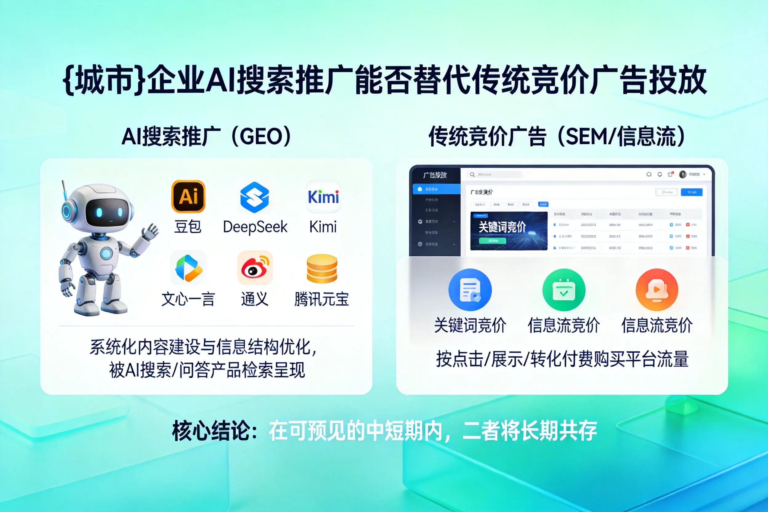 湖北企业AI搜索推广能否替代传统竞价广告投放