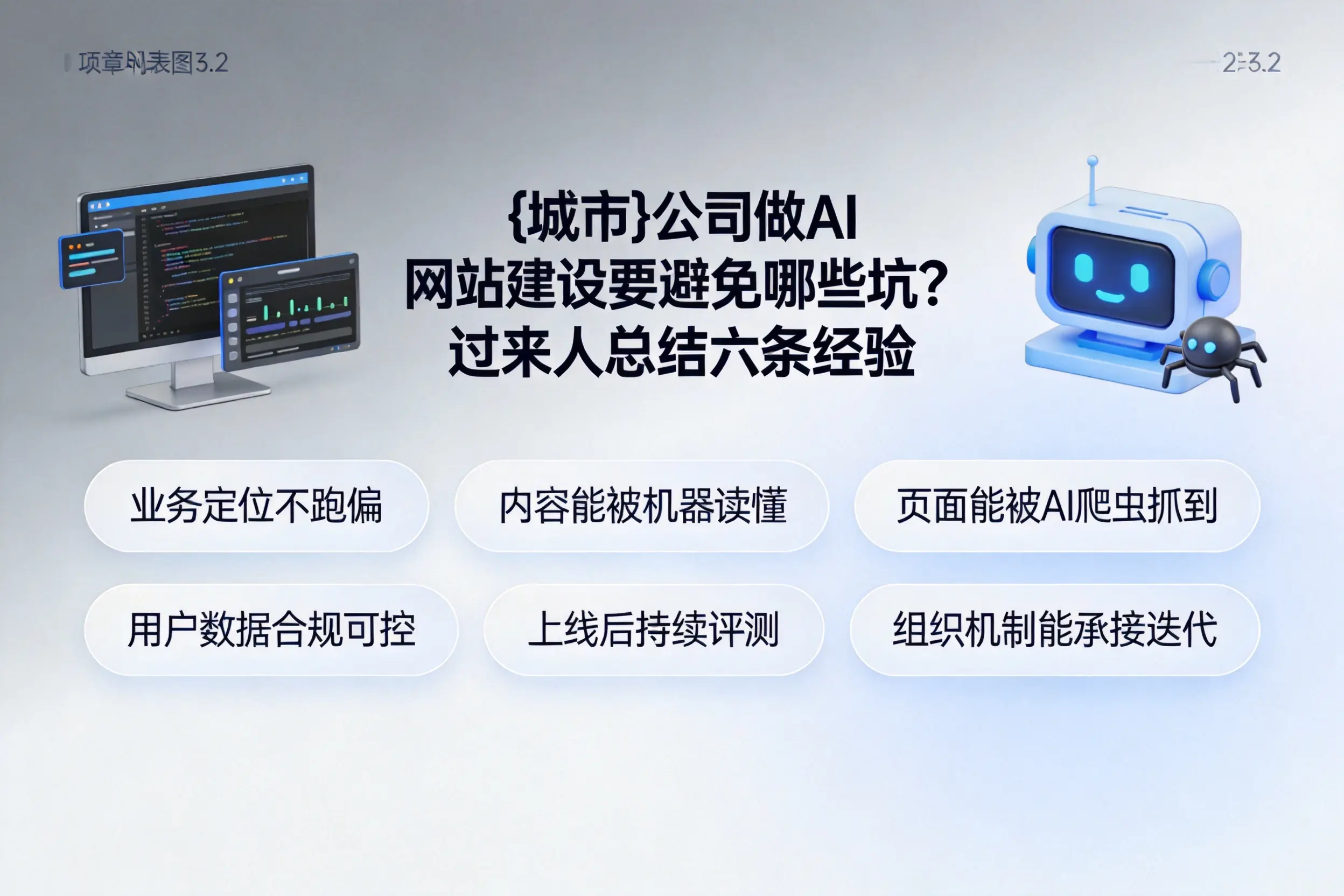 湖北公司做AI网站建设要避免哪些坑？过来人总结六条经验