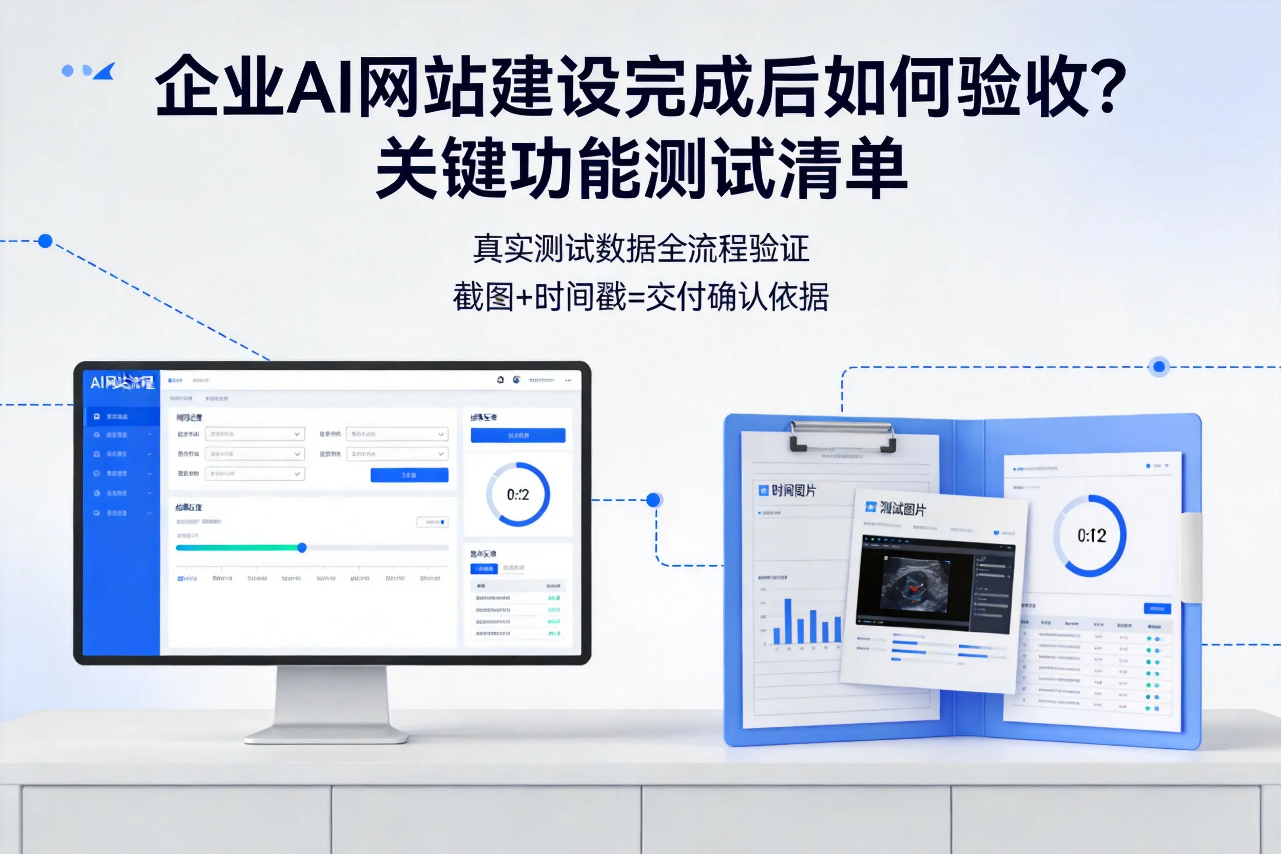 湖北企业AI网站建设完成后如何验收？关键功能测试清单