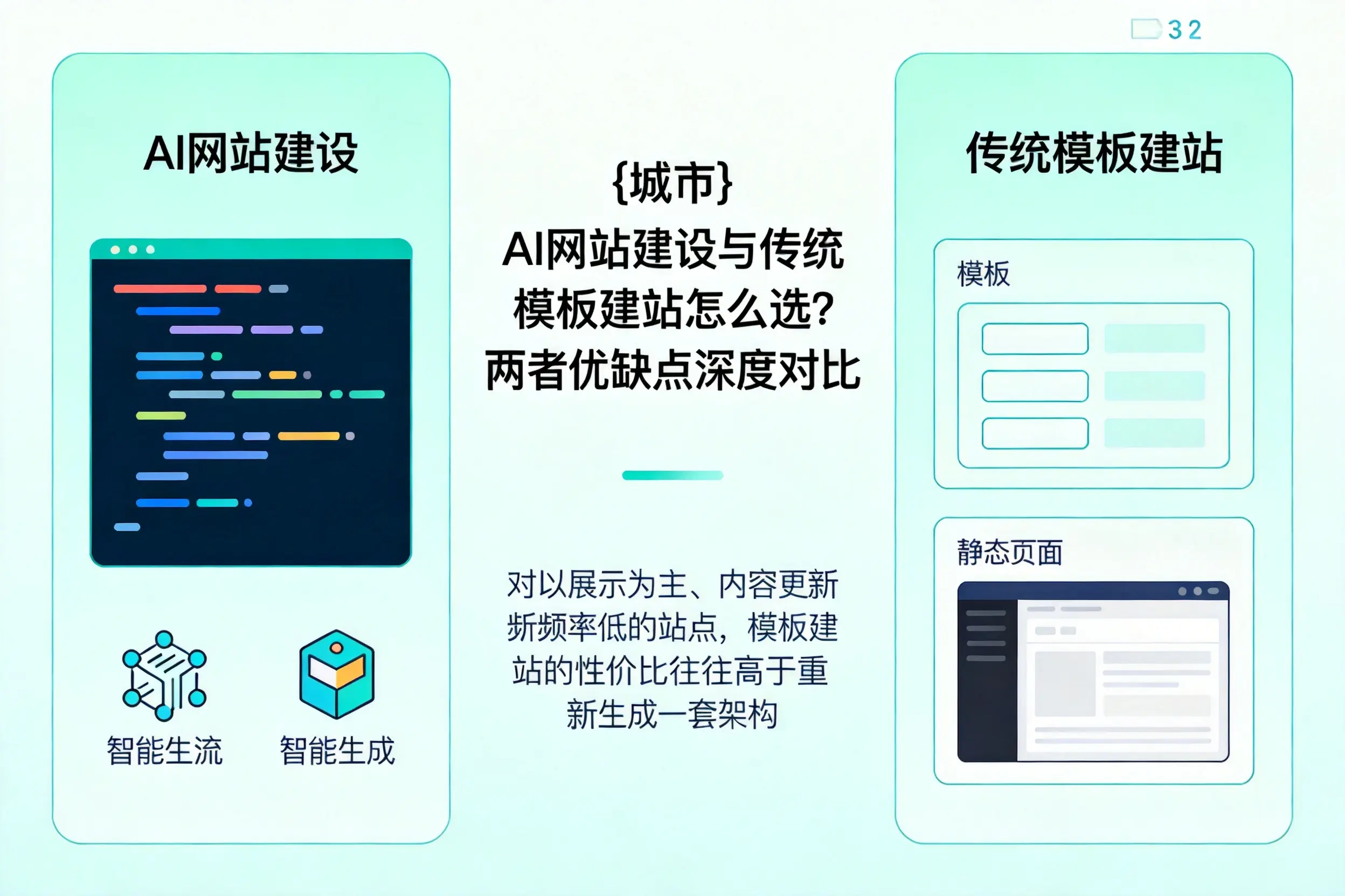 湖北AI网站建设与传统模板建站怎么选？两者优缺点深度对比