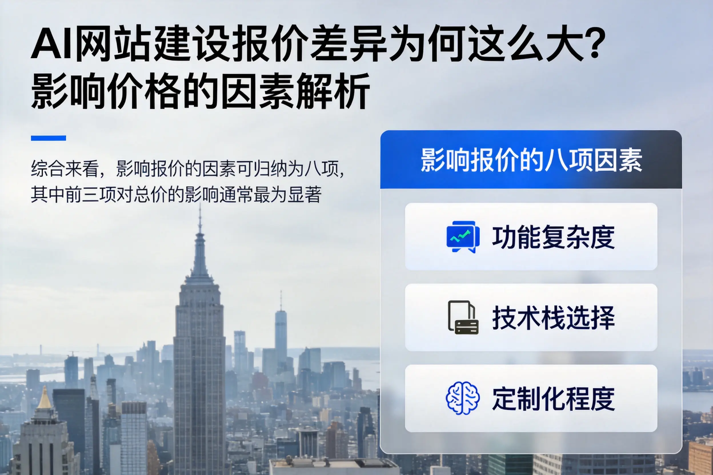 湖北AI网站建设报价差异为何这么大？影响价格的因素解析