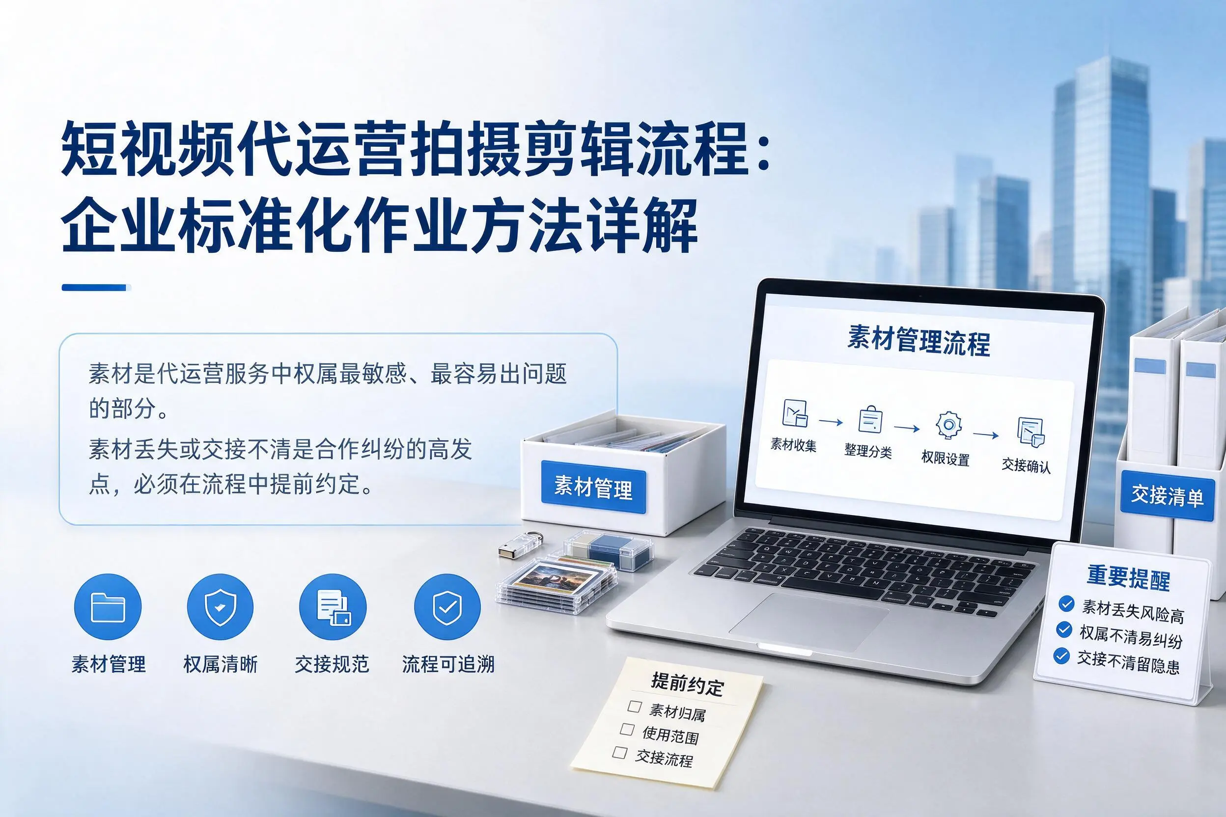 短视频代运营拍摄剪辑流程：湖北企业标准化作业方法详解