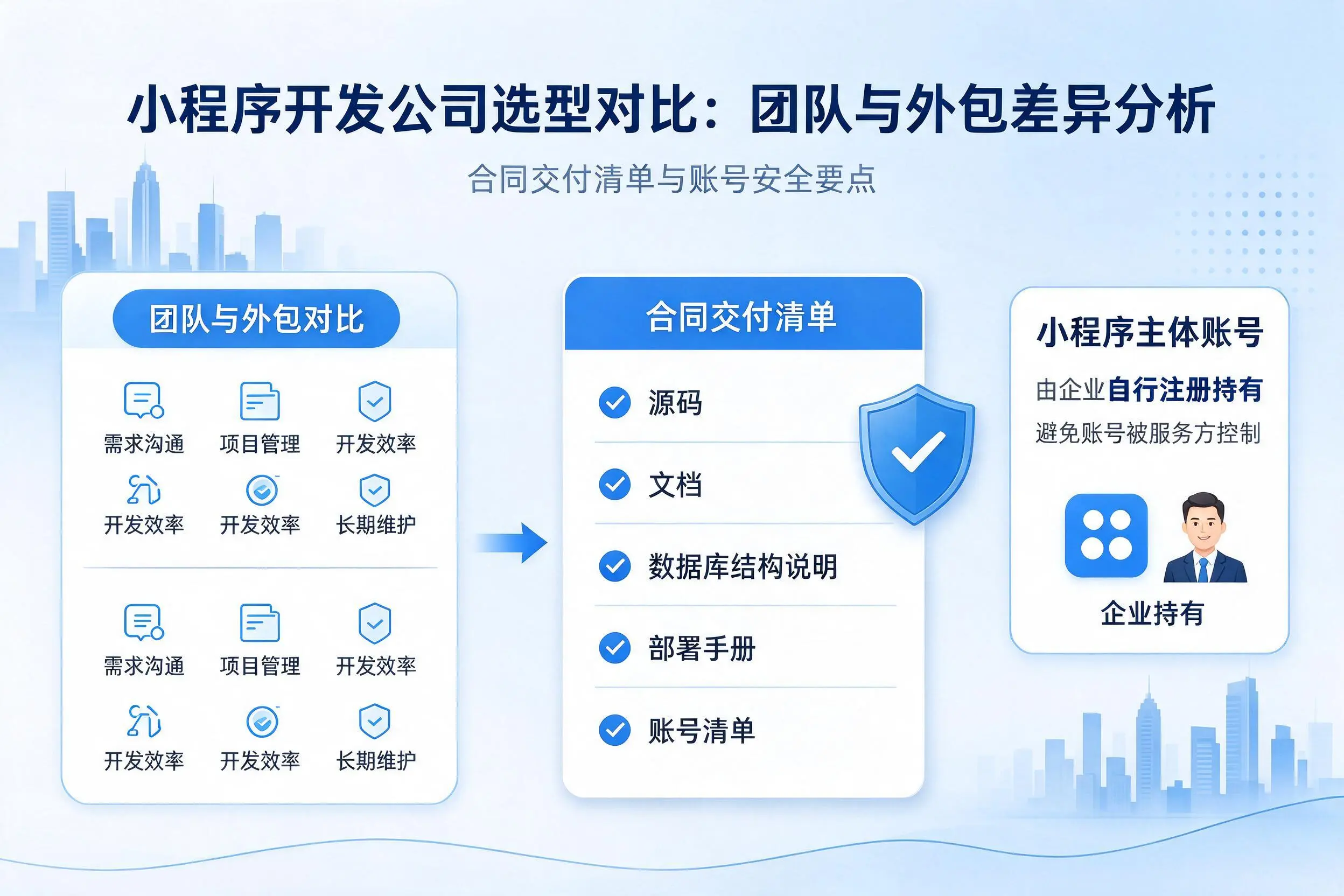 湖北小程序开发公司选型对比:团队与外包差异分析