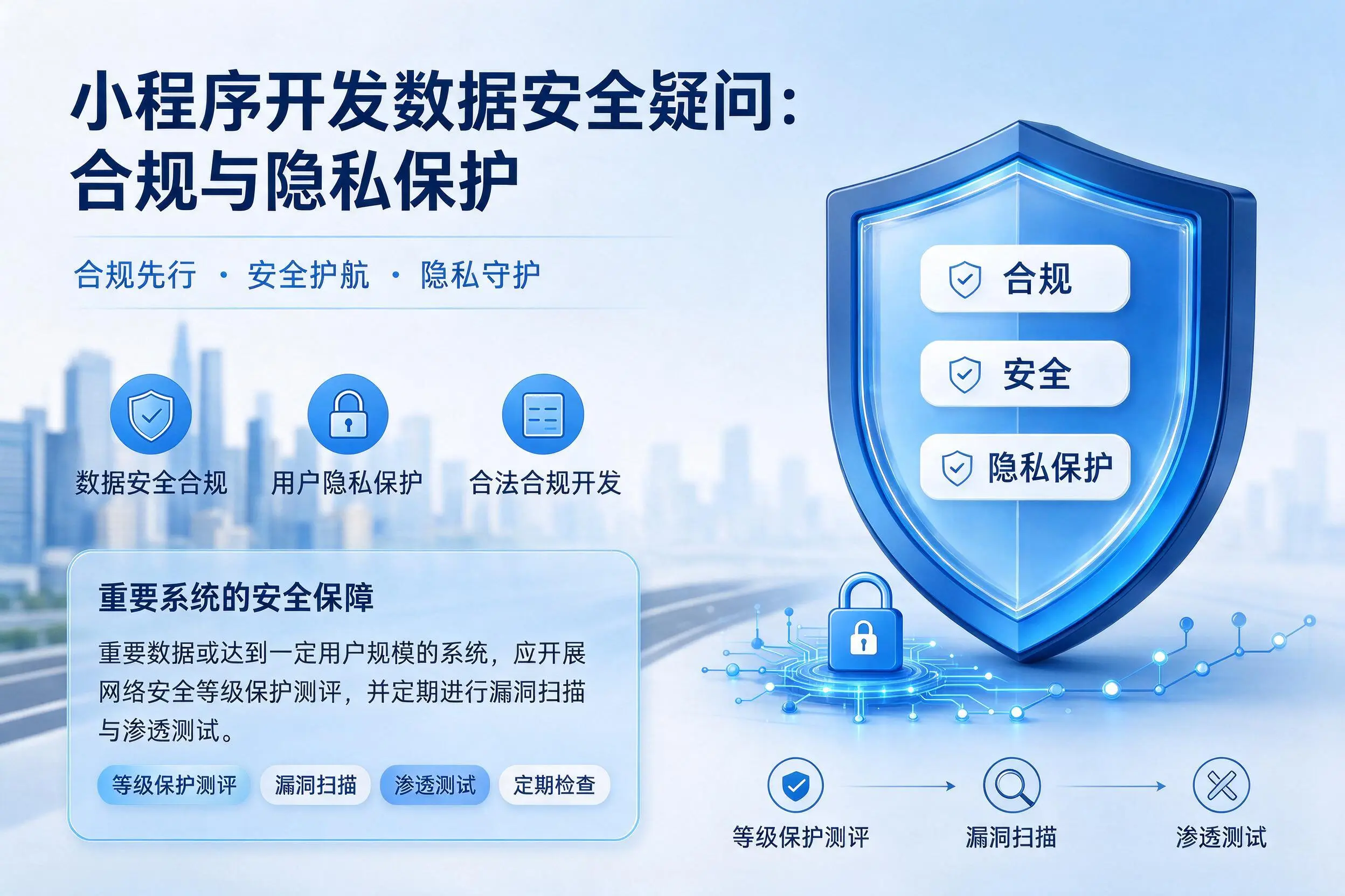 湖北小程序开发数据安全疑问：合规与隐私保护
