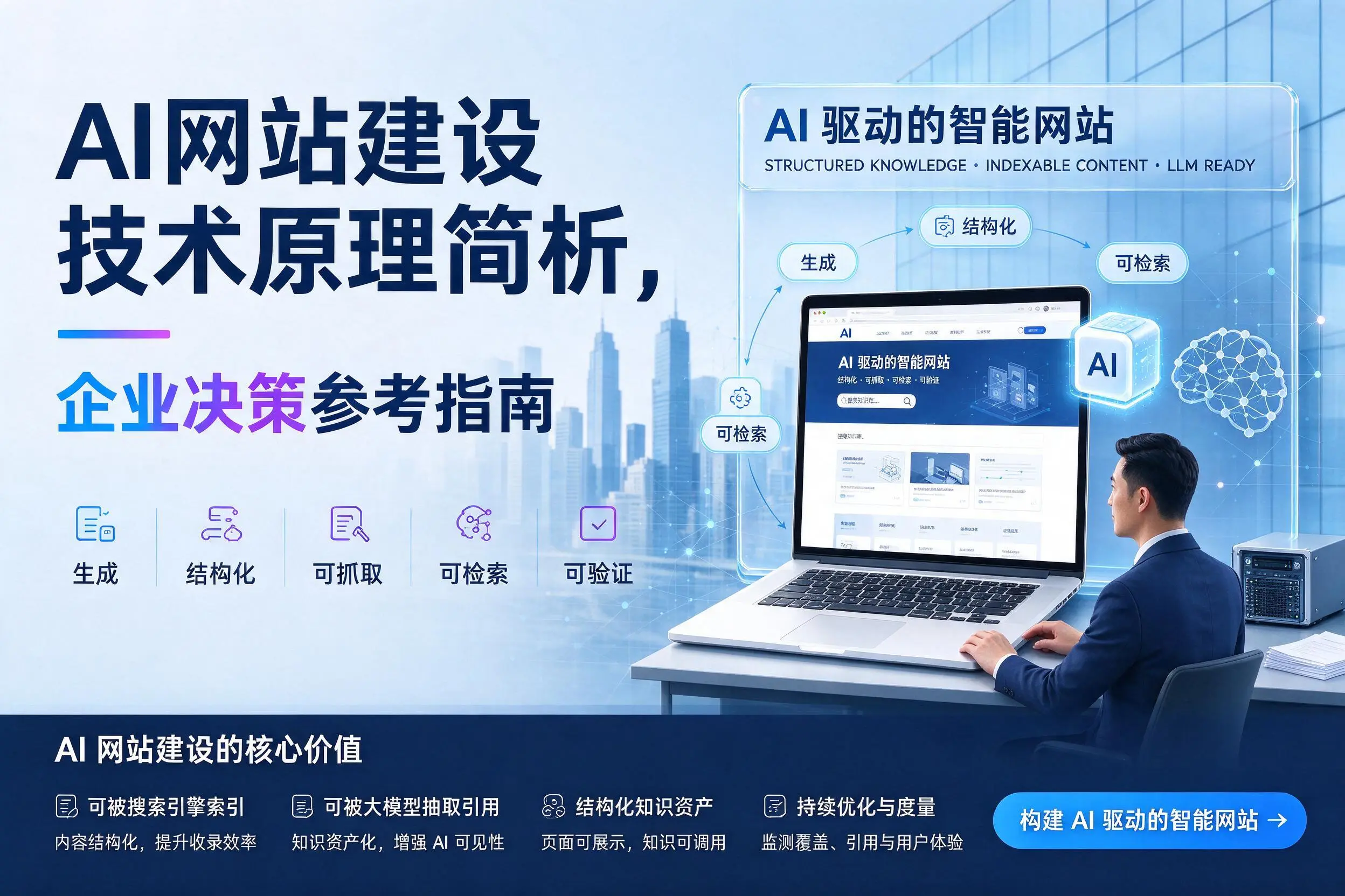 AI网站建设技术原理简析，湖北企业决策参考指南