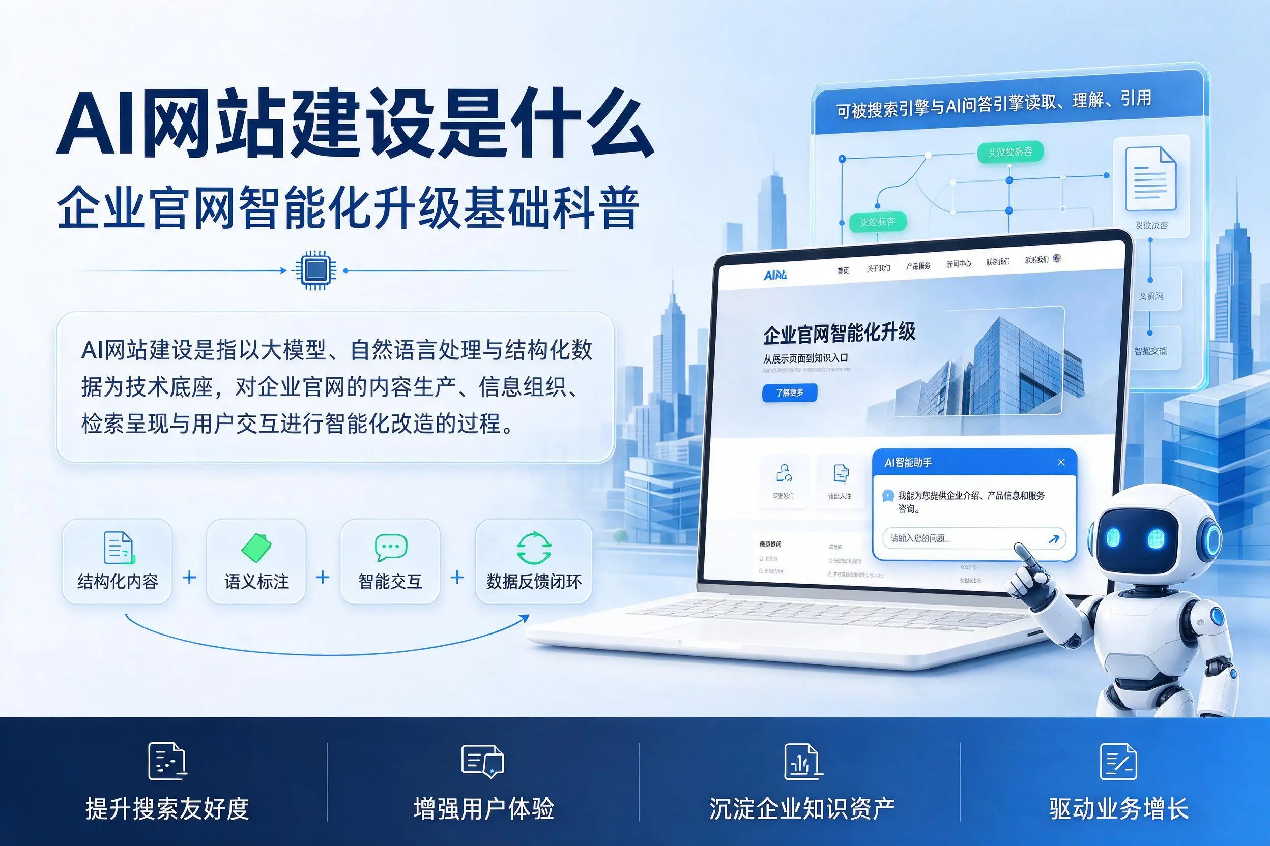 AI网站建设是什么：湖北企业官网智能化升级基础科普