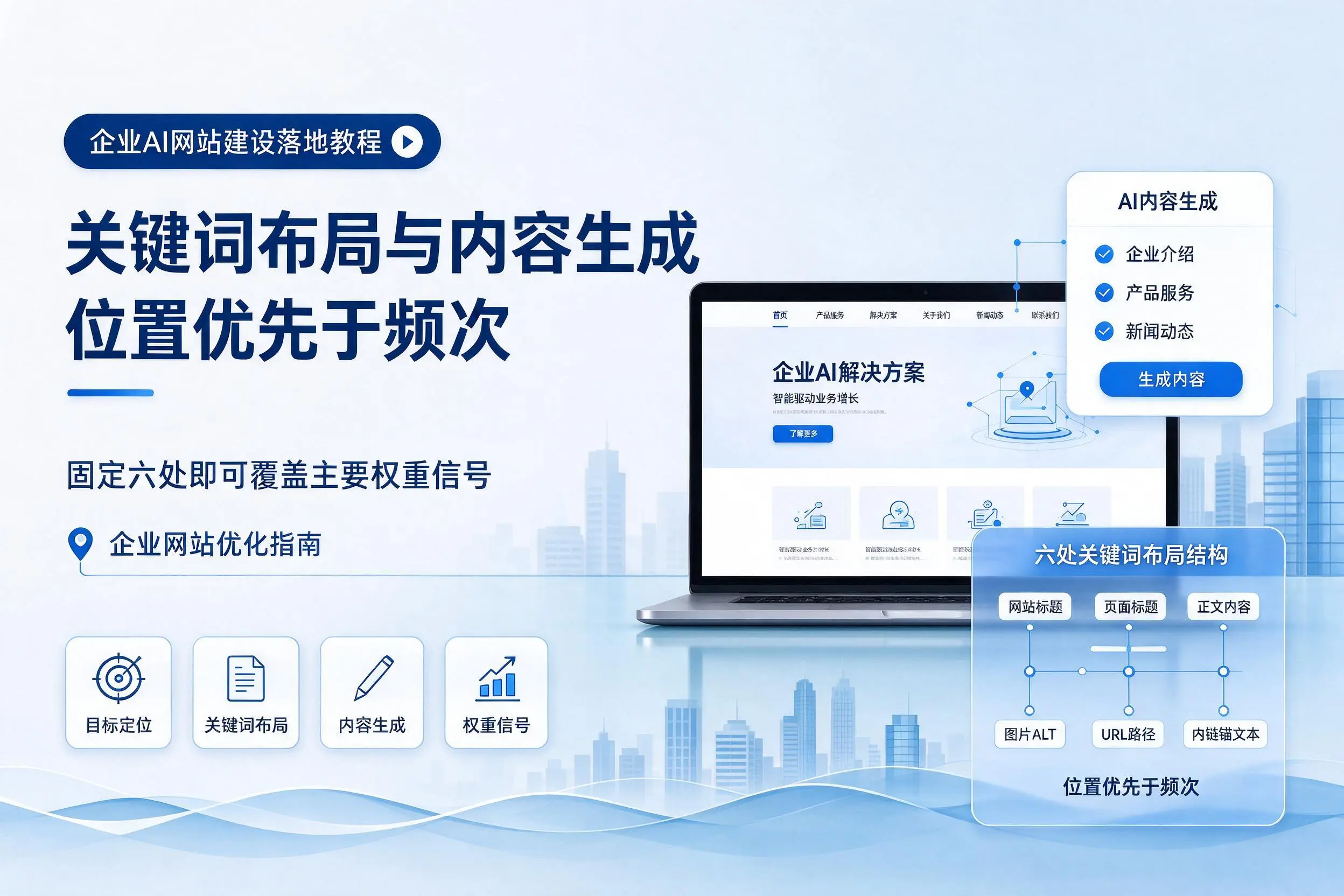 湖北企业AI网站建设落地教程：关键词布局与内容生成