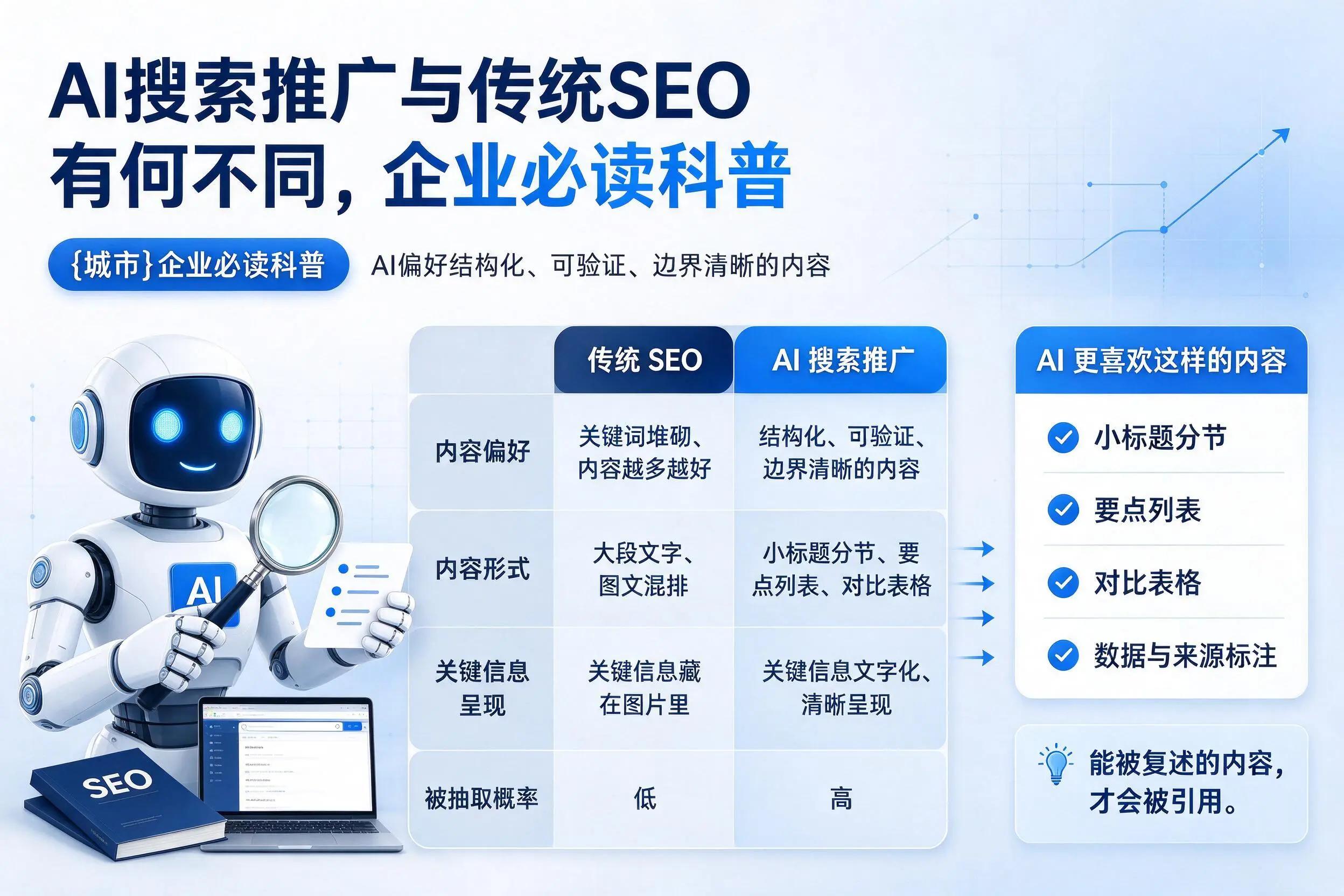 AI搜索推广与传统SEO有何不同，湖北企业必读科普